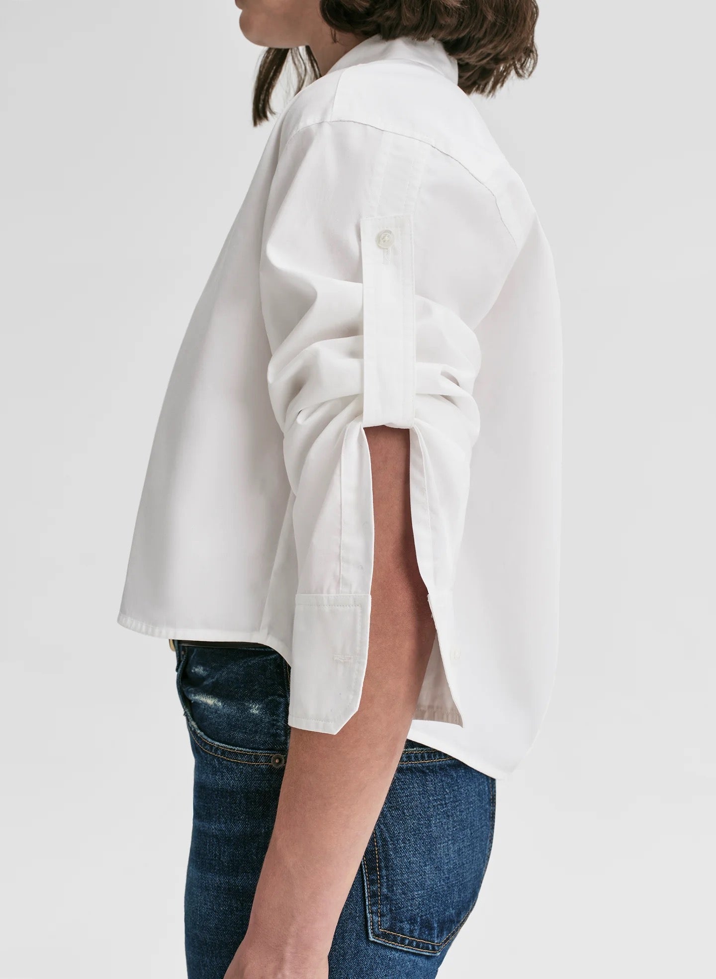 ALC Maude Cropped Cotton Shirt