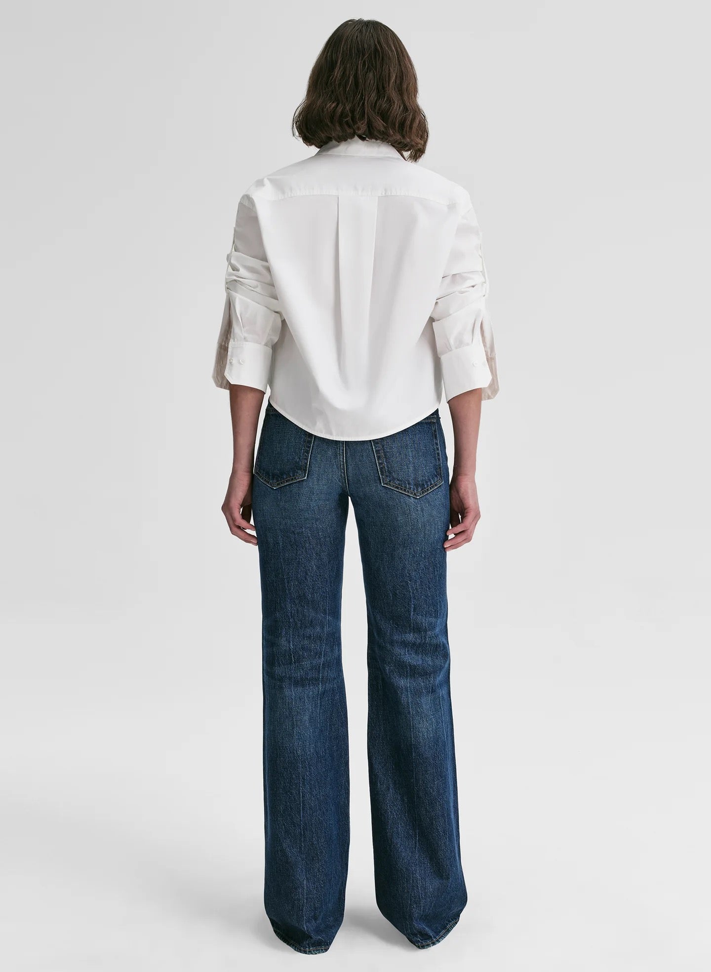 ALC Maude Cropped Cotton Shirt