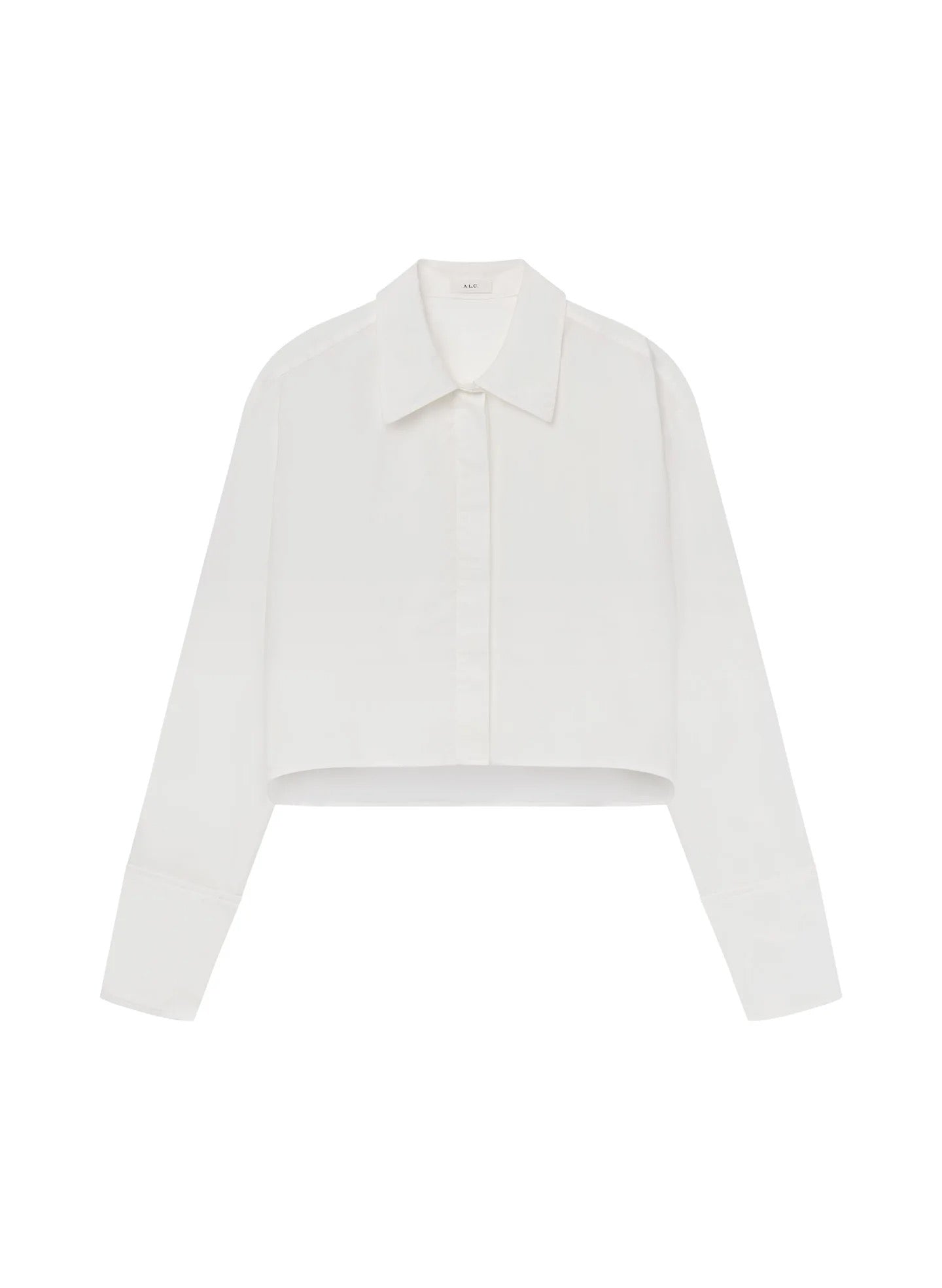 ALC Maude Cropped Cotton Shirt