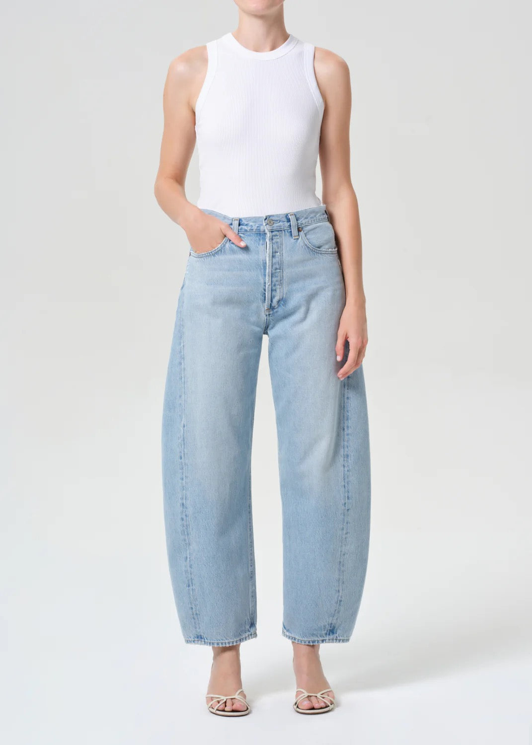 Agolde Luna Pieced Jean In Addition