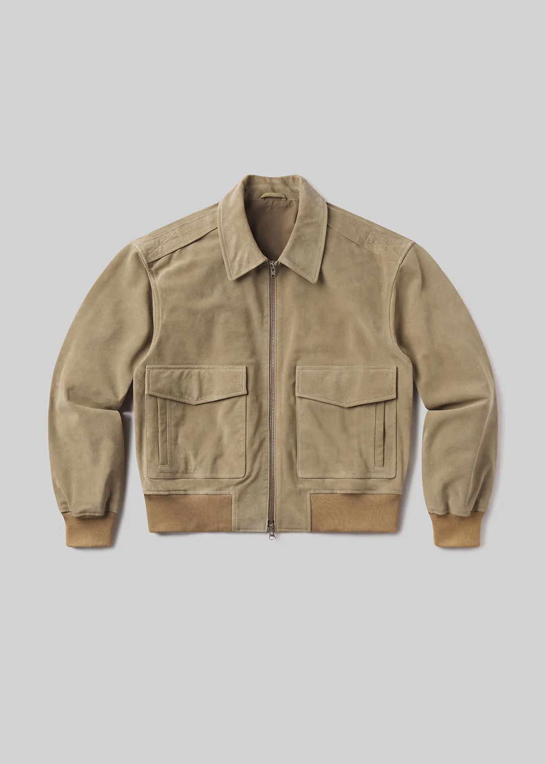 Citizens Of Humanity Vivienne Suede Jacket In Deep Olive