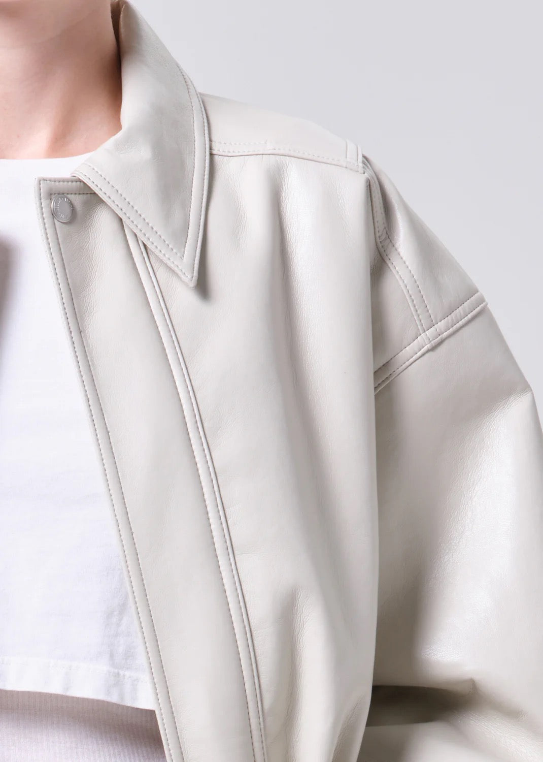 Agolde Aston Bomber in Buff