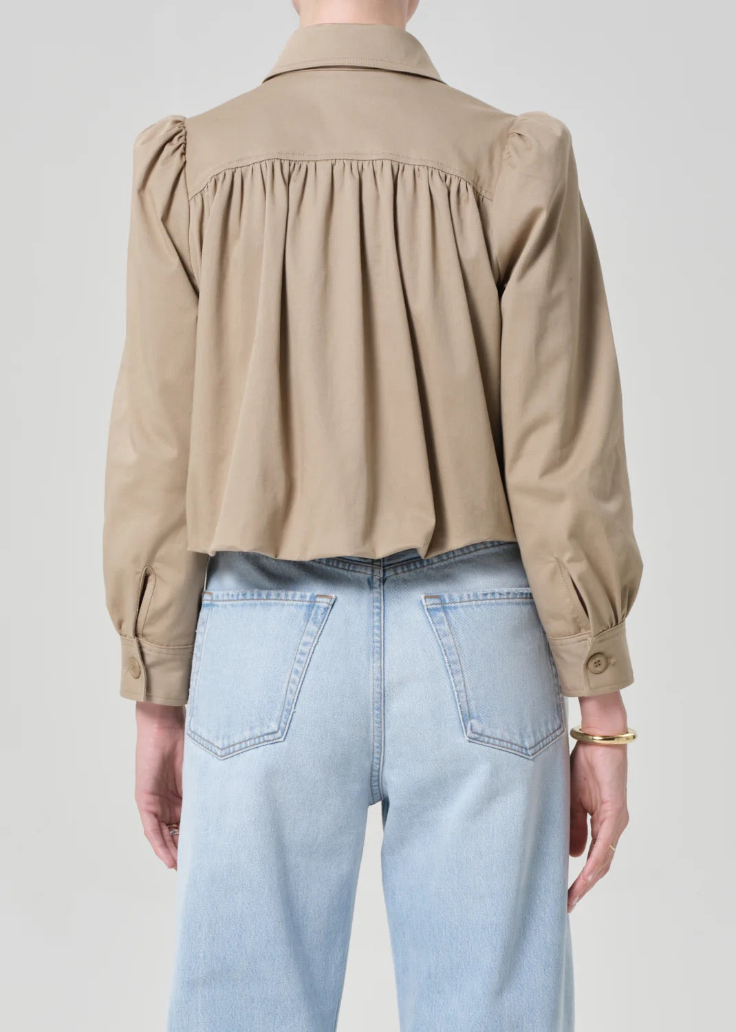 Citizens Of Humanity Everly Shirred Crop Jacket