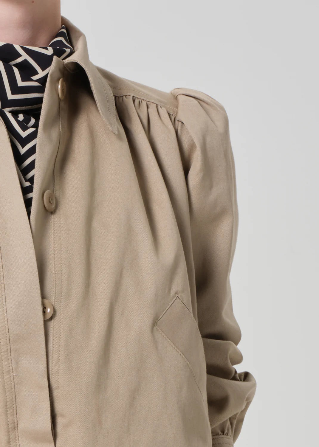 Citizens Of Humanity Everly Shirred Crop Jacket