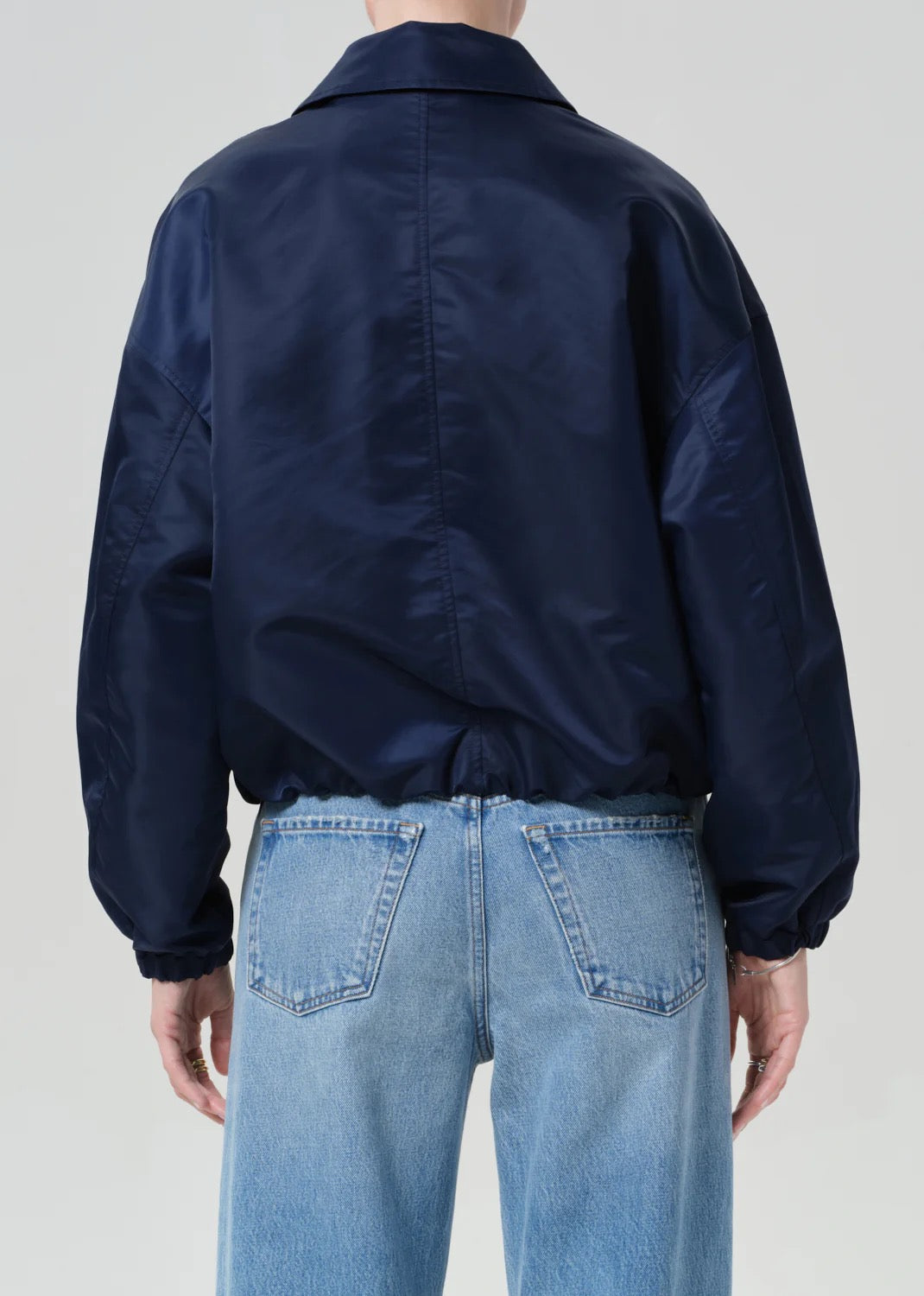 Citizens Of Humanity Bubble Bomber Jacket In Navy