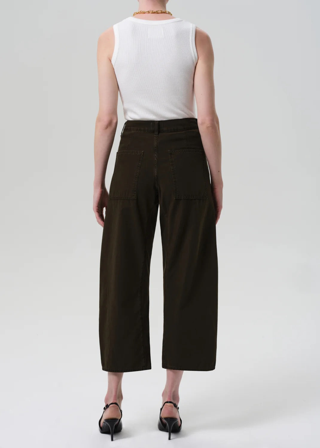 Citizens Of Humanity Inez Crop Utility Trouser-Moss