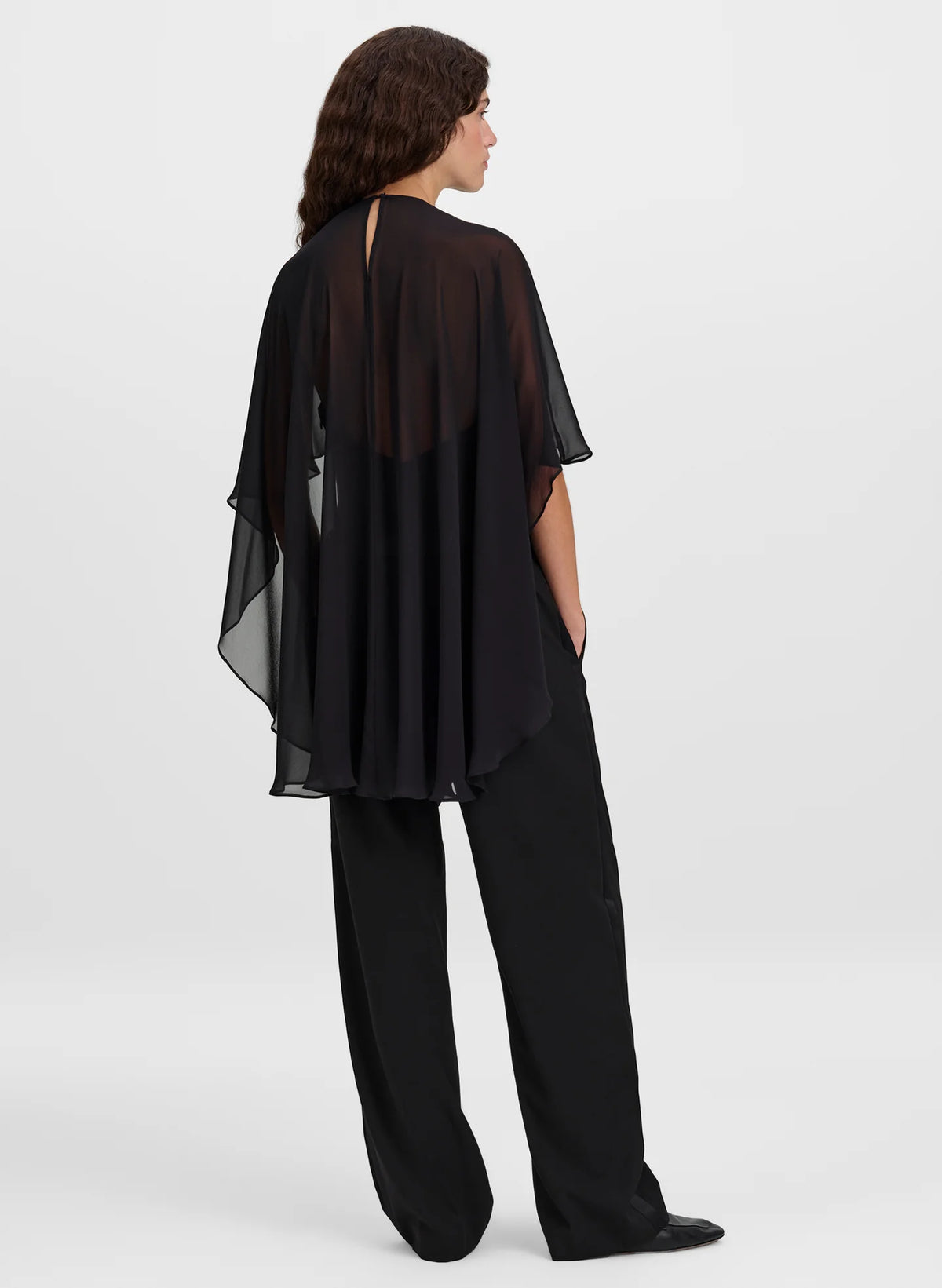 A.L.C. Jack Tailored Tuxedo Pant in Black