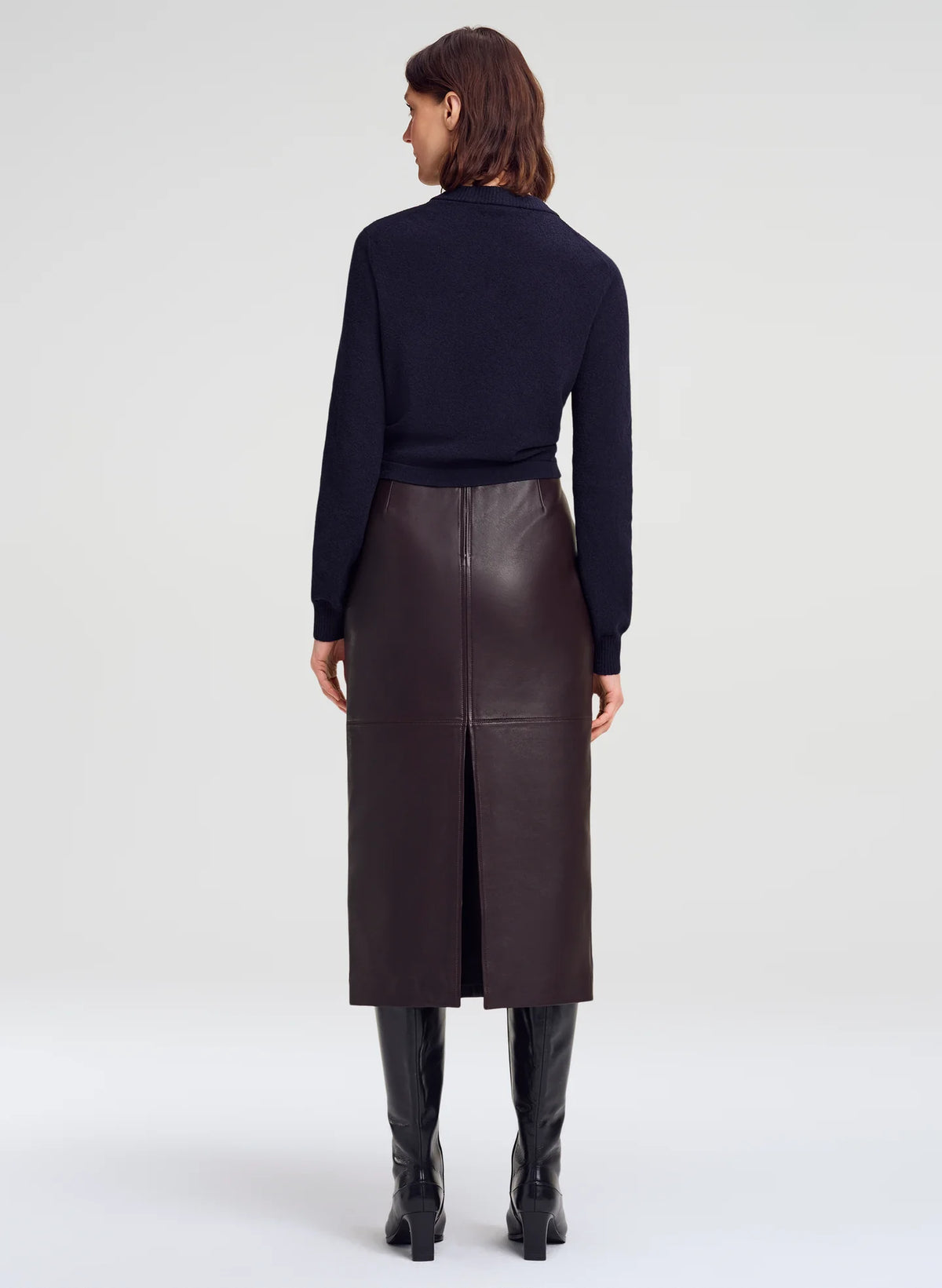 A.L.C. Solenne Boucle Cardigan in Navy
