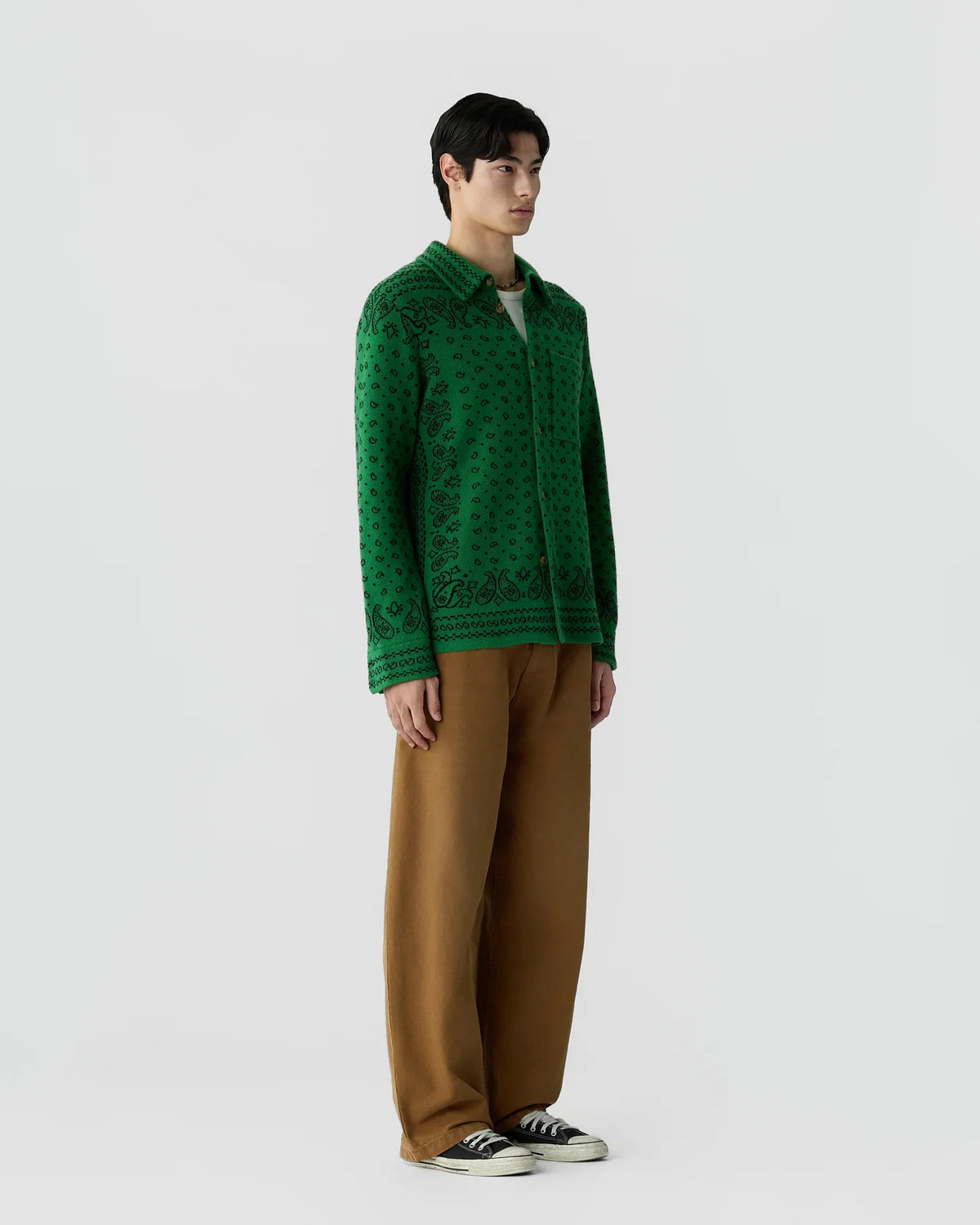 Guest in Residence Wild Rag Work Shirt in Canopy